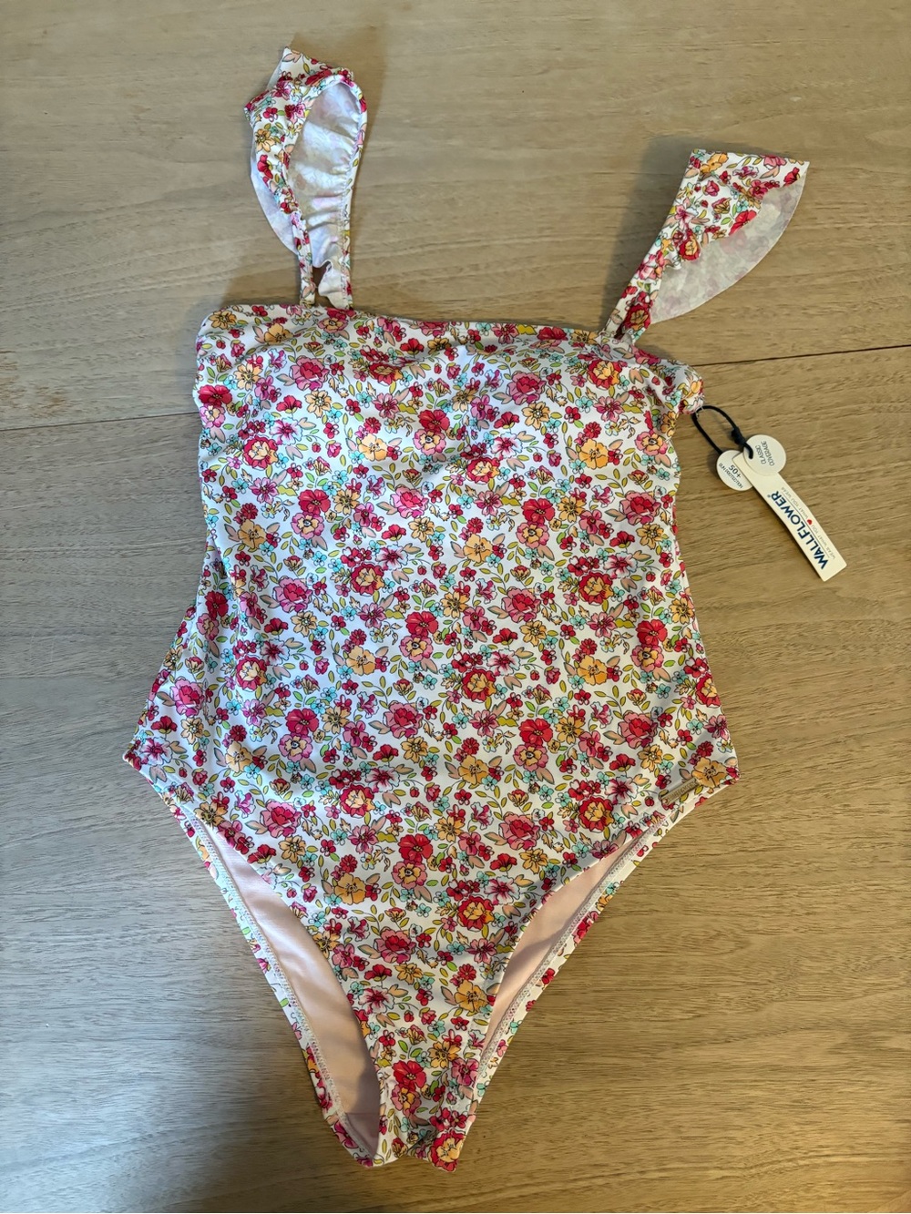 Women’s Floral Wallflower One Piece Swimsuit NWT